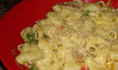 مكرونة بالدجاج